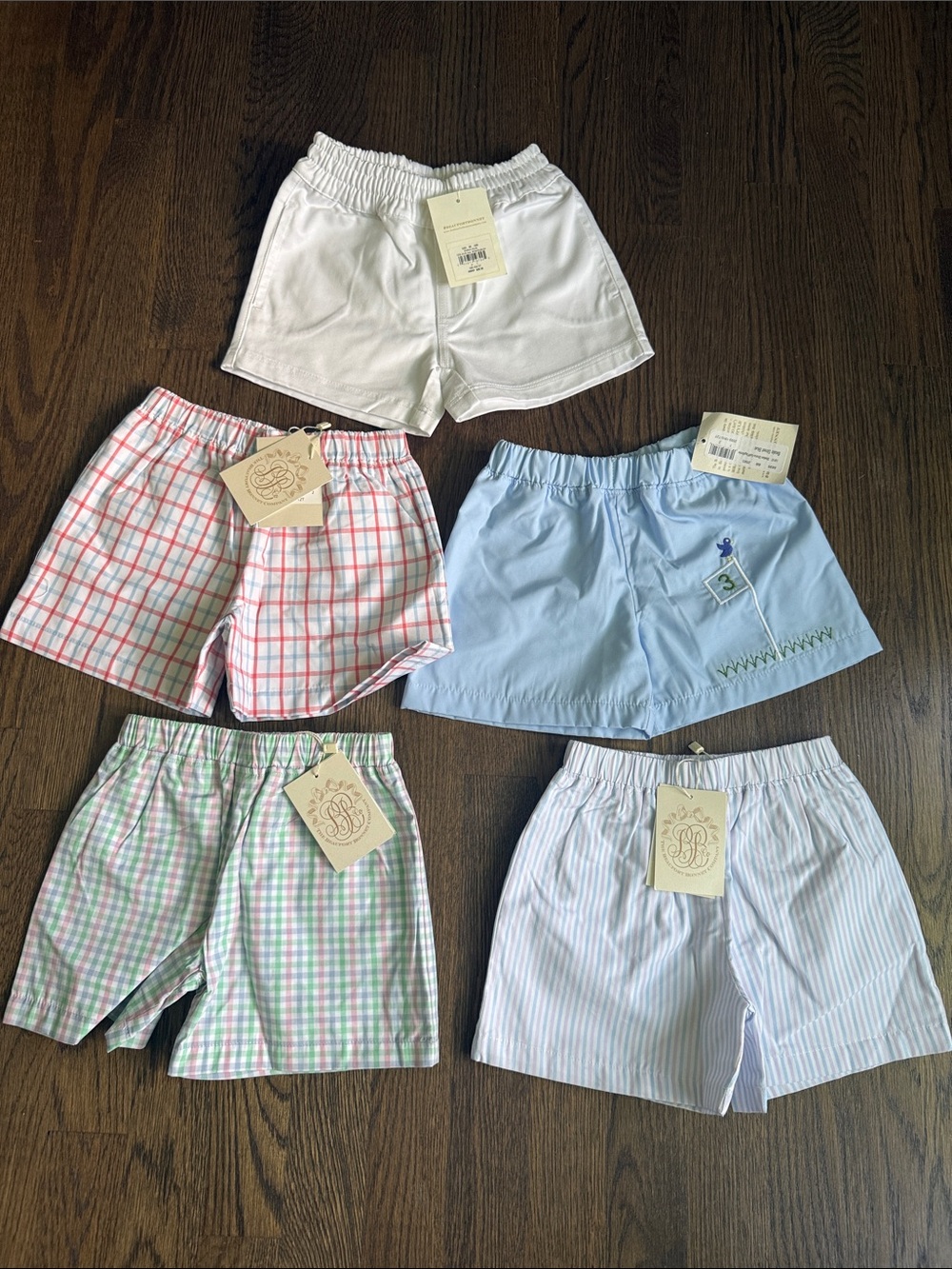 The Beaufort Bonnet Company Kids Shorts -  Set of 5 — Brand New With Tags